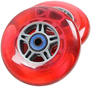 TGM Skateboards 2 Scooter Wheels with ABEC 7 Bearings for Razor Scooter 100mm