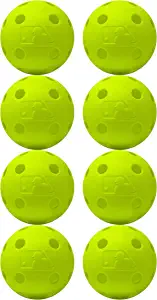 Franklin Sports Plastic Training Balls - Indestruct-A-Ball Plastic Batting Practice Baseballs and Softballs - Plastic Training Golf Balls