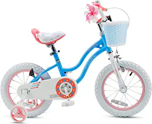 RoyalBaby Stargirl Kids Bike Girls 12 14 16 18 20 Inch Children's Bicycle with Basket for Age 3-12 Years