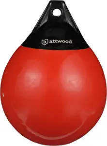 Attwood 9350-4 Anchor Buoy, 9 Inches Long, Heavy-Duty Marine-Grade Vinyl, Built-In UV Inhibitors, MicroGuard Mold Protection