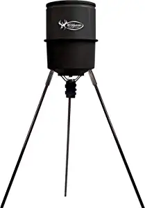 Wildgame Innovations Tri-Pod Deer Feeder, easy to use feeder with 4 feed times
