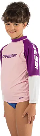 Cressi YOUNG LONG SLEEVE RASH GUARD, Boys Girls Rash Guard for Swimming, Surfing, Diving - Cressi: Quality Since 1946