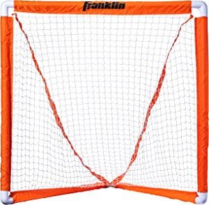 Franklin Sports Youth Lacrosse Goal - Small Kids Lacrosse Net - Portable Lax Mini Box Goal - Backyard Goal for Youth Lacrosse - 38" x 38"