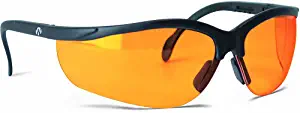 Walker's Sport High-Grade Polycarbonate Lenses Half Frame Soft Rubber Nose Piece Adjustable Safety Shooting Glasses
