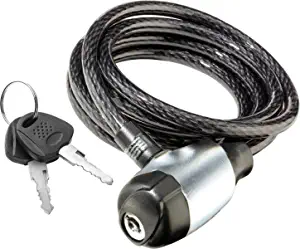 Schwinn Anti Theft Bike Lock, Security Level 1, Key Lock, 6 Foot