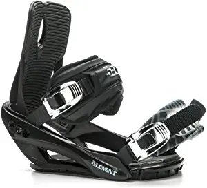 5th Element Stealth 3 Adult Snowboard Bindings for Men-Designed for New or Replacement Snowboards. Universal bindings disc and Hardware for Beginner to Intermediate Snowboard All-Mountain.