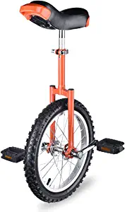 AW 16" Inch Wheel Unicycle Leakproof Butyl Tire Wheel Cycling Outdoor Sports Fitness Exercise Health
