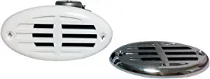 TOTAL MARINE Pactrade Compact Drop in Hidden Electric Horn, White/Silver Grills