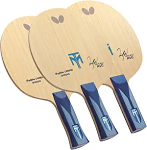 Butterfly Timo Boll ALC Table Tennis Blade - Arylate-Carbon Fiber Blade - Professional Butterfly Table Tennis Blade - Available in AN, FL, and ST handle styles - Made in Japan