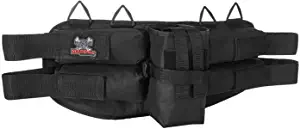 Maddog Entry Level Paintball Harness Pod Pack Belt with HPA CO2 Tank Holder Pouch | 2+1 | 4+1 | 6+1