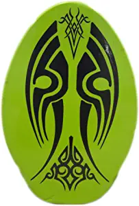 Sunspecs Rubber Top Wooden Skimboard with Slip Free Grip (No Wax Needed!)