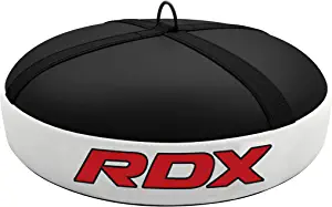 RDX Floor Anchor for Punch Bag Double end Speed Ball, Non Tear Maya Hide Leather, Heavy Duty D Ring, Easy Zipper Closure, Maximum Swing Reduction for Boxing MMA, Muay Thai, Kickboxing Training Bags