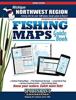 Northwest Michigan Fishing Map Guide