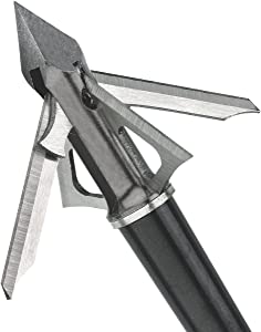 Muzzy Trocar HBX Crossbow Archery Arrow Hybrid Broadhead 100 or 125 Grain - 3 Pack