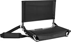 Cascade Mountain Tech Stadium Seat - Lightweight, Portable Folding Chair for Bleachers and Benches - Extra Wide