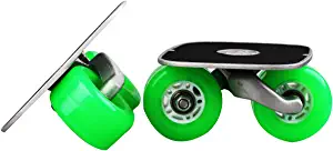 JINCAO Green Portable Roller Road Drift Skates Plate Anti-Slip Board Aluminum Truck with PU Wheels with ABEC-7 608 Bearings