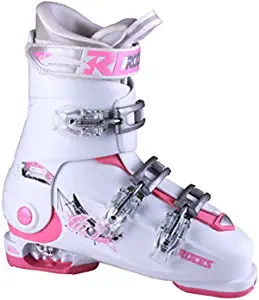 Roces 2016 Idea Adjustable White/Deep Pink Kids Ski Boots 22.5-25.5