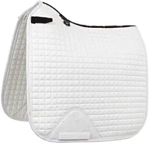 LeMieux ProSport Suede Dressage Square - White