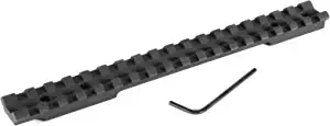 Evolution Gun Works Picatinny Rail Scope Mount for Savage Round Back Long Action 0 MOA