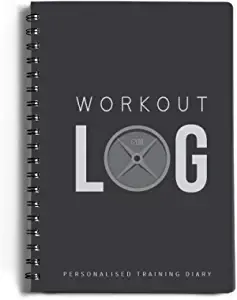 Workout Log Gym - 6 x 8 Inches - Gym, Fitness, and Training Diary - Set Goals, Track 100 Workouts and Record Progress