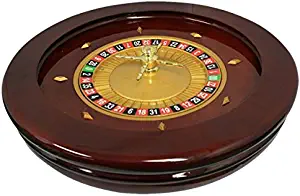 Mrc Poker 20" Solid Wood High Glossy Roulette Wheel for Roulette Tables