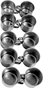 Unbreakable stainless steel coffee camping, cups. (16oz)