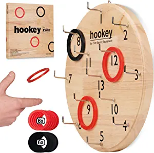 Elite Sportz Ring Toss Game for Adults & Kids - Indoor & Outdoor Games for Family and Friends - Dorm, Beach, Party, Camping and Yard Games - Gifts for Men and Women, Classic Size