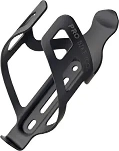PRO BIKE TOOL Bike Water Bottle Holder - Black or White Gloss or Matte Black, Secure Retention System, Lightweight and Strong Bicycle Bottle Cage, Great for Road and Mountain Bikes