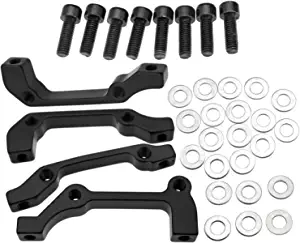 Micro Trader 160/180mm Front&Rear CNC Disc Brake Adapter Caliper Post Mount PM to is Standard