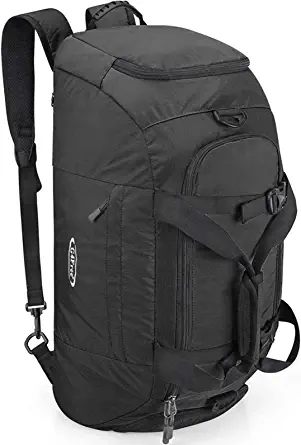 G4Free 40L 3-Way Duffle Backpack Gym Bag for Men Women Sports Duffel Bag with Shoe Compartment Travel Backpack Luggage