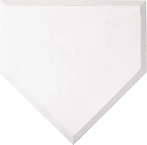 Franklin Sports Home Plate - Baseball + Softball Rubber Home Plate - Portable Throw Down Plate for Backyard Baseball, Softball, Tee Ball