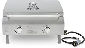 Pit Boss Grills 75275 Stainless Steel Two-Burner Portable Grill