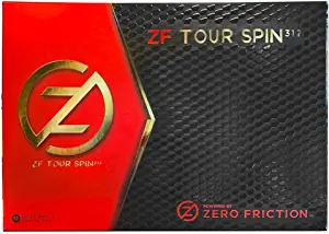 Zero Friction Tour Spin Golf Balls-12 Pack, White