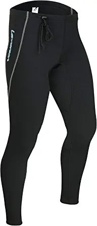 Lemorecn Wetsuits Pants 1.5mm Neoprene Swimming Canoeing Pants