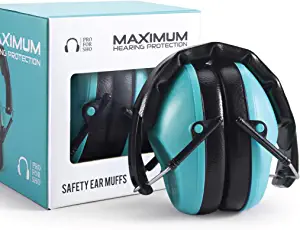 Pro For Sho 34dB Shooting Ear Protection - Special Designed Ear Muffs Lighter Weight & Maximum Hearing Protection