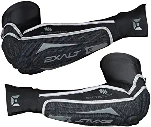 Exalt Paintball T3 Elbow Pads - Black/Grey