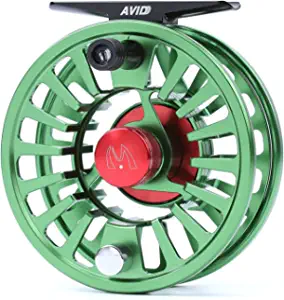 M MAXIMUMCATCH Maxcatch Fly Fishing Reel with CNC-machined Aluminum Body Avid Series Best Value - 1/3, 3/4, 5/6, 7/8, 9/10 Weights(Black, Green, Blue)