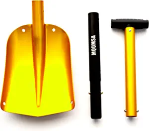 KAMINUO MQUMSA Portable Colorful Telescopic Aluminum Car Adjustable Extended Edition Snow Shovel