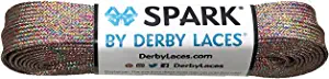 Derby Laces Rainbow Mirage Spark Shoelace for Shoes, Skates, Boots, Roller Derby, Hockey and Ice Skates