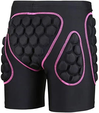 3D Padded Protective Shorts Hip Butt EVA Pad Short Pants Heavy Duty Gear Guard
