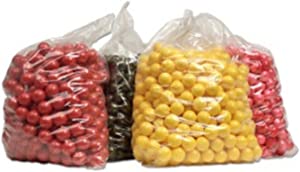 Loader Paintball 500 Rounds Basic Training Paintballs - .68 Caliber - Color May Vary (Orange/Yellow) (Orange/Yellow)