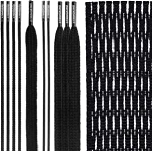 StringKing Type 2s Semi-Soft Lacrosse Mesh Kit with Mesh and Strings (Assorted Colors)