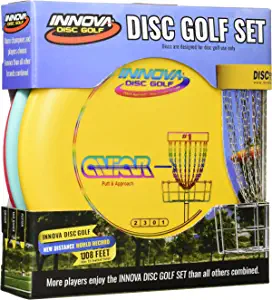 Innova Disc Golf Set Driver, Mid-Range & Putter, Comfortable DX Plastic, Colors May Vary (3 Pack)
