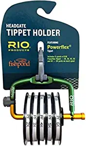 Rio Fly Fishing Tippet Head gate with 2X~6X-PowerfleX-Tippet Fishing Tackle, Clear