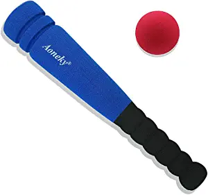 Aoneky Blue 11.8 inch Min Foam Baseball Bat and Ball