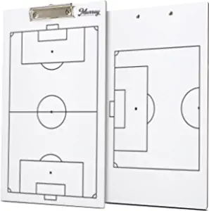 Murray Sporting Goods Dry Erase Double-Sided Soccer Coaches Clipboard