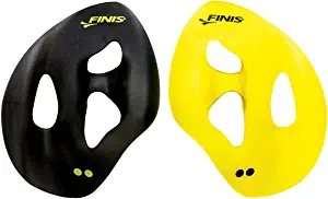 FINIS Iso Swim Training Paddle, Black Gold, Large