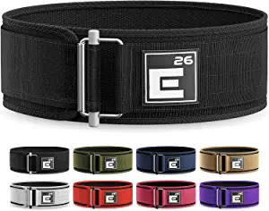 Self-Locking Weight Lifting Belt - Premium Weightlifting Belt for Serious Functional Fitness, Weight Lifting, and Olympic Lifting Athletes - Lifting Support for Men and Women - Deadlift Training Belt