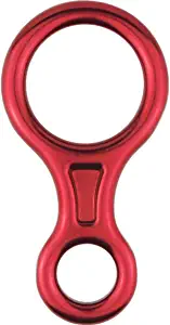 PROND Terminal 8 Descender, Climb Aluminum Figure 8 Descender Rigging Plate Heavy Duty, 35KN Aluminum Alloy Descender for Outdoor Climbing Rappel Gear Downhill Ring Equipment and Belay Device