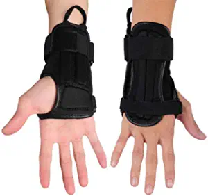 CTHOPER Impact Wrist Guard Fitted Wrist Brace Wrist Support for Snowboarding, Skating, Motocross, Street Racing, Mountain Biking, Weightlifting